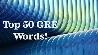 Vocabulary Words GRE Preparation [upl. by Higgins489]