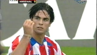 Mikel Arteta vs Arsenal 2003 Friendly [upl. by Nashner]