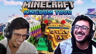 ​CarryMinati Visited My Kingdom  Minecraft Highlights [upl. by Karlotta]