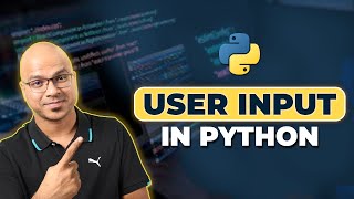 18 Python Tutorial for Beginners  User input in Python  Command Line Input [upl. by Euf]