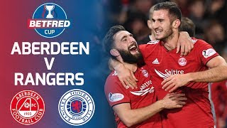 Aberdeen 10 Rangers  Fergusons late header books Aberdeen a place in the final  Betfred Cup [upl. by Tim]