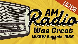 AM Radio Broadcast WKBW Buffalo January 23 1966 [upl. by Renraw]