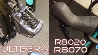 Shimano Ultegra R8020  R8070 Hydraulic Brake Install Guide [upl. by Aserehs]