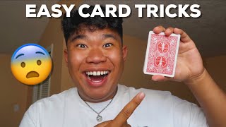 3 EASY CARD TRICKS YOU CAN DO  Sean Does Magic [upl. by Bethena258]