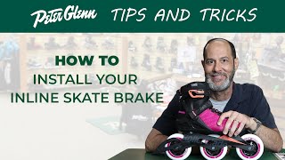 How To Install Your Inline Skate Brake [upl. by Hamilah]