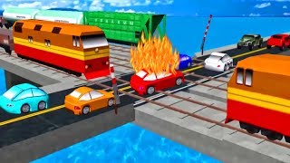 Local Train Railroad Crossing  Android GamePlay [upl. by Colt]