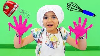 Las Ratitas hacen galletas en la cocina Playing Making cookies in Kitchen for kids [upl. by Leicam]