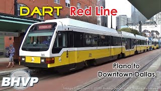 Dallas Area Rapid Transit The Red Line Plano to Downtown Dallas [upl. by Eudora]