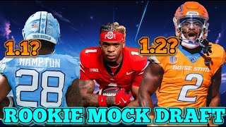 Dynasty Rookie Mock Draft EVERYTHING HAS CHANGED [upl. by Norvin]