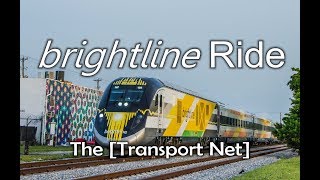 A full ride on Floridas Brightline Train from Miami to West Palm Beach FL [upl. by Eleinad]