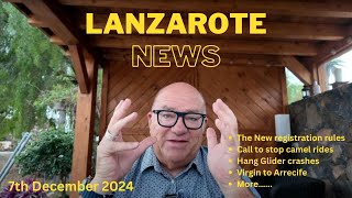 Lanzarote News 7th December 2024 [upl. by Bathsheba]