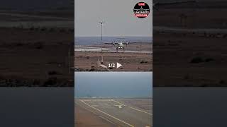 Extreme Crosswind Landing in Lanzarote Airport [upl. by Gnehs]