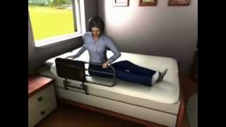 Barandilla para cama Pivot Rail  wwwortowebcomwmv [upl. by Aydin]