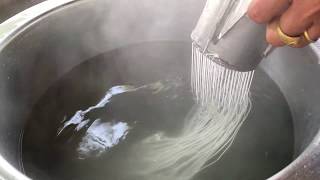 Thai Rice Flour Noodles Recipe [upl. by Maurits]