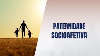 Paternidade socioafetiva [upl. by Marcella799]