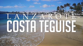 Costa Teguise Lanzarote Beach Town amp Nightlife  4k [upl. by Latini]