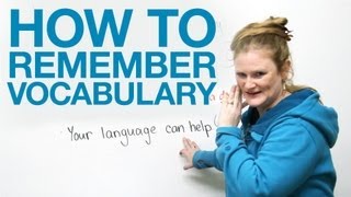 How to Remember Vocabulary [upl. by Nhguaved]