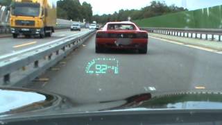 Corvette C5 vs Ferrari 512TR autobahn Germany [upl. by Ailicec]