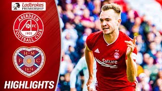 Aberdeen 32 Hearts  Frantic Opening Match As Hedges Nets Winner  Ladbrokes Premiership [upl. by Service]