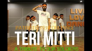 TERI MITTI RITU PATRIOTIC GROUP DANCE DANCE ON TRIBUTE TO SOLDIERS PATRIOTIC RITU [upl. by Letizia]