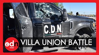 Villa Union Gun Battle Between Mexican Cartel and Police Leaves 20 Dead [upl. by Nahtaj496]