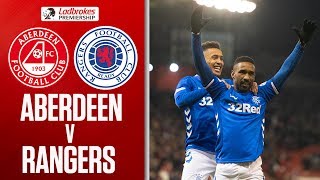 Aberdeen 24 Rangers  Penalties and Two Red Cards as Defoe Secures Points  Ladbrokes Premiership [upl. by Ardnoet]