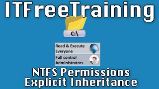 NTFS Explicit and Inherited Permissions [upl. by Htiduj]