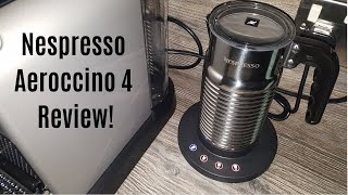 Nespresso Aeroccino 4 Milk Frother Review  Worth upgrading from the Aeroccino 3 [upl. by Naired]