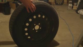 Car tire rolling and turning on concrete SOUND EFFECT [upl. by Deborah61]