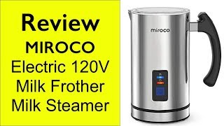 Review Miroco Milk Frother  How to make froth milk at home [upl. by Leipzig529]