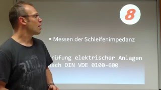 Prüfen elektrischer Anlagen Schleifenimpedanz 8 [upl. by Auqinimod]