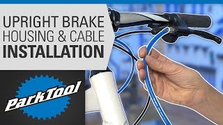 Brake Housing amp Cable Installation  Upright Bars [upl. by Lilias]