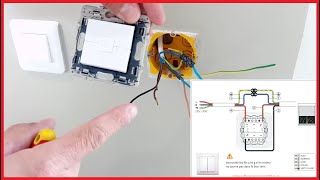 COMMENT BRANCHER INTERRUPTEUR VOLET ROULANTTUTO RACCORDEMENT ET EXPLICATIONS [upl. by Eecats]