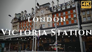 London Victoria Station Walk Through England 4K [upl. by Adore416]