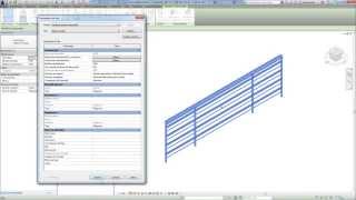 Revit Barandilla Crear un tipo personalizado [upl. by Sarette]