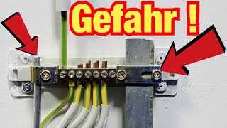 Tödliche Gefahr Dieser Fehler an der Erdung hat schlimme Folgen Proofwood [upl. by Oberheim]