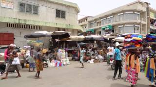 Togo Lomé Centre ville  Togo Lome City center [upl. by Anaillil828]