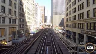 CTA Ride the Rails Brown Line in Real Time [upl. by Ahsielat]