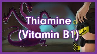 Thiamine Vitamin B1  Biochemistry Vitamin Mnemonics [upl. by Miriam]