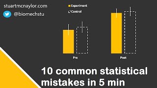 Ten Statistical Mistakes in 5 Min [upl. by Llenrag]