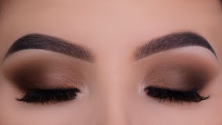 Classic Everyday Brown Eye Makeup Tutorial [upl. by Zakaria85]