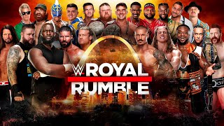 WWE Royal Rumble 2022 Full Match 30 Man [upl. by Tildi]