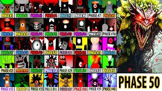 Incredibox Sprunki Mix All Phases Phase 10 VS Phase 20 VS Phase 30 VS Phase 40 VS Phase 50 [upl. by Ecirtaemed185]