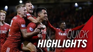 Quick Highlights  Aberdeen 41 Hibernian [upl. by Tuddor]