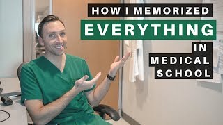 How I Memorized EVERYTHING in MEDICAL SCHOOL  3 Easy TIPS [upl. by Asiaj869]