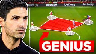 Destroy ANY Midfield  Arteta Created A BEAST Tactic [upl. by Ietta]