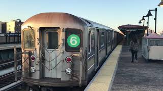 MTA NYC Subway R62A 6 Train Action At Whitlock Avenue [upl. by Benedetto]