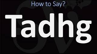 How to Pronounce Tadhg CORRECTLY [upl. by Enirok36]