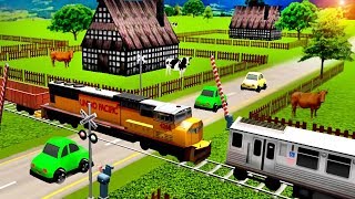 Local Train Game Railroad Crossing [upl. by Kieffer]