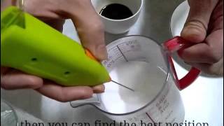 How To Make Latte Art with Mini Milk Frother [upl. by Fusco]